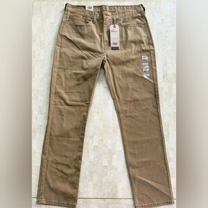 Levi's Men's Straight Jeans in Tan